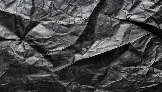 Foto fondo de textura de papel desmoronado negro