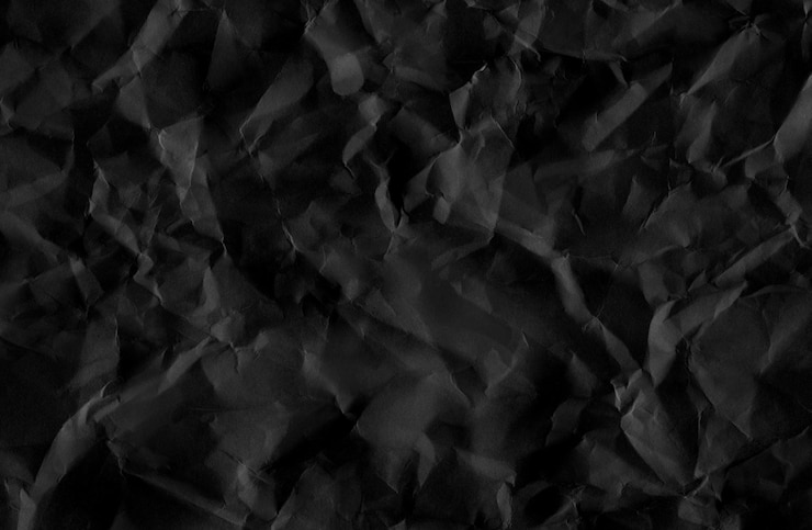 Foto fondo de textura de papel kraft negro con profundidad