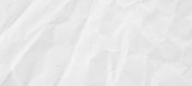 Fondo de textura de papel reciclado blanco abstractamente arrugado y arrugado