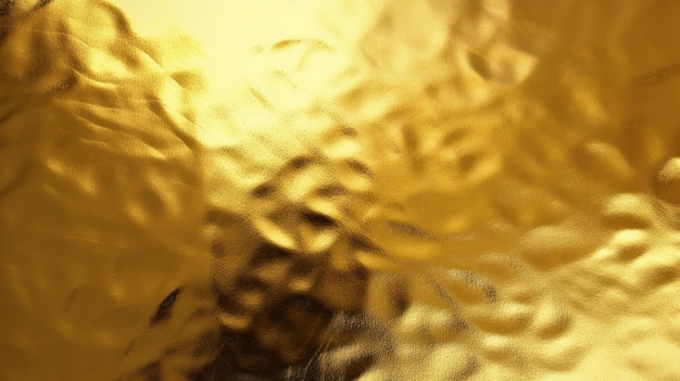 Foto fondo de textura de papel de regalo metálico de hoja de oro