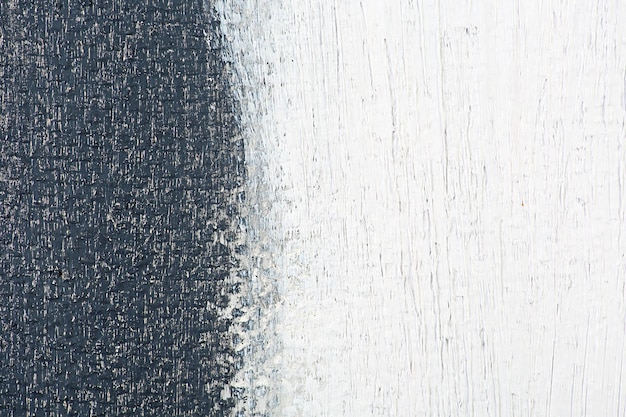 Fondo de textura de papel tapiz abstracto de fragmento de primer plano de pintura al óleo sobre lienzo con pincel