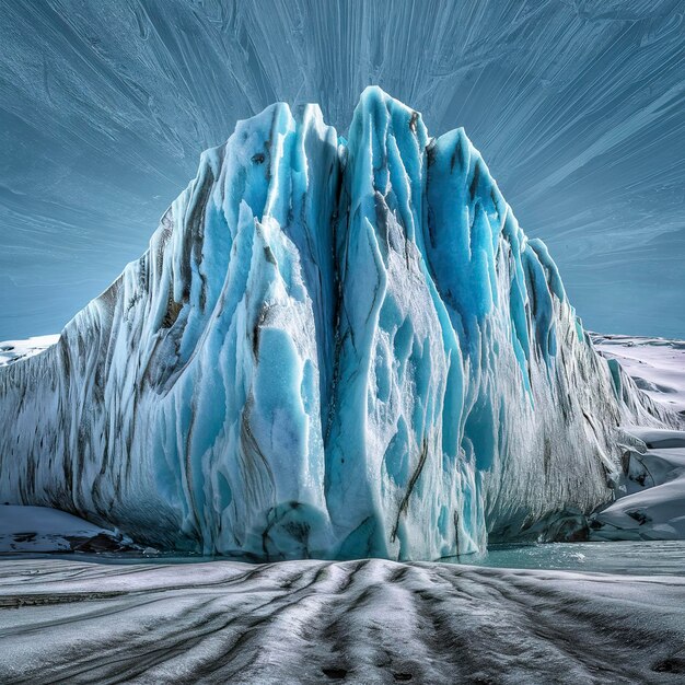 Fondo con textura de papel tapiz de glaciar azul