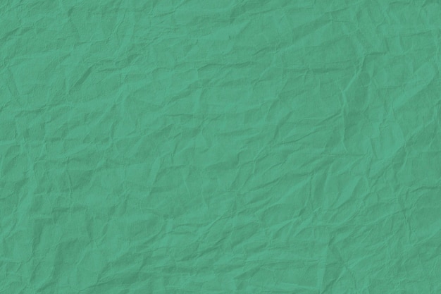 Fondo de textura de papel verde menta arrugado