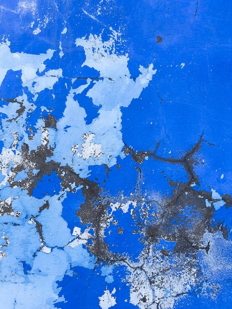 Fondo de textura de pared azul antiguo