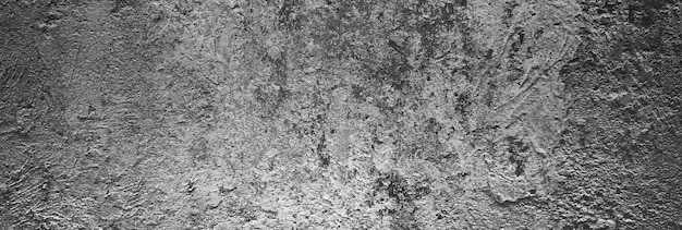 Fondo de textura de pared de cemento grunge gris en blanco Fondo panorama banner largo