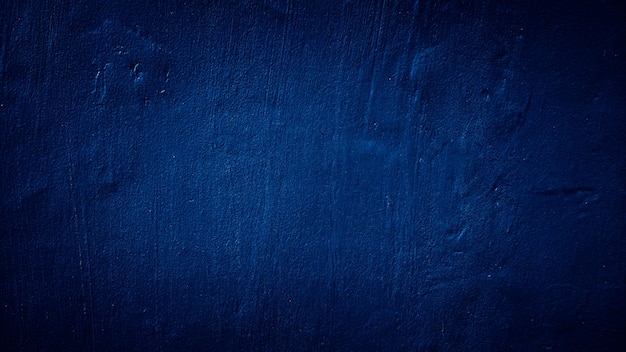 Fondo de textura de pared de hormigón de cemento abstracto sucio azul oscuro