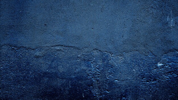 Fondo de textura de pared de hormigón de cemento abstracto sucio azul oscuro