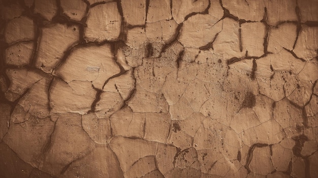 Fondo de textura de pared de hormigón de cemento abstracto vintage marrón antiguo