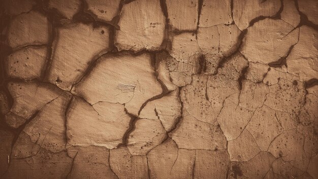 Fondo de textura de pared de hormigón de cemento abstracto vintage marrón antiguo