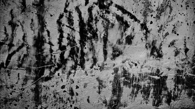 Fondo de textura de pared de hormigón de cemento enyesado abstracto blanco negro grunge oscuro