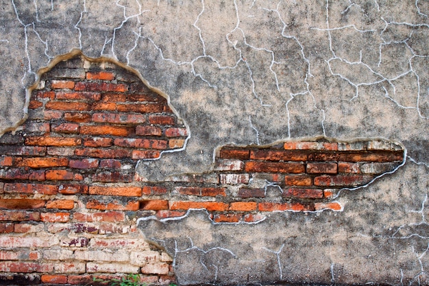 Fondo de textura de pared de ladrillo antiguo