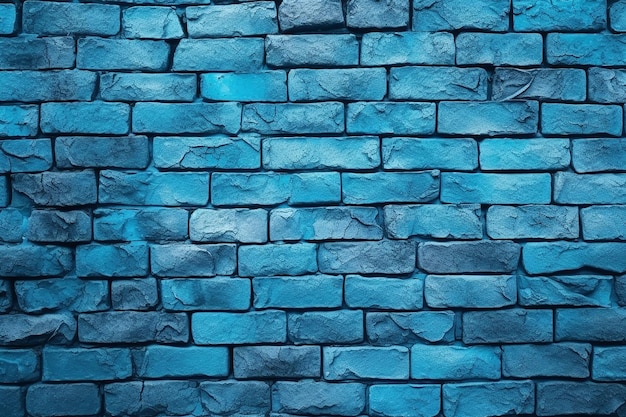 Fondo con textura de pared de ladrillo azul