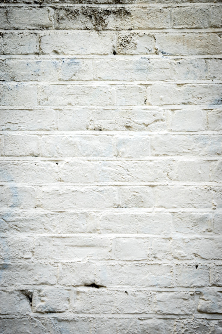 Foto fondo de textura de pared de ladrillo blanco
