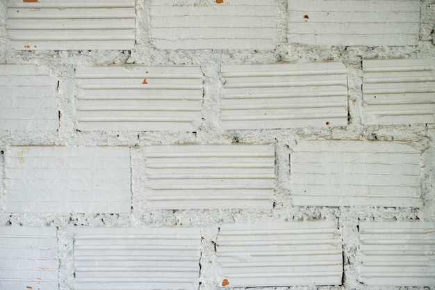 Foto fondo de textura de pared de ladrillo blanco