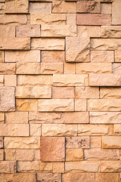 Fondo de textura de pared de ladrillo marrón.