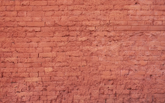 Fondo de textura de pared de ladrillo rojo antiguo