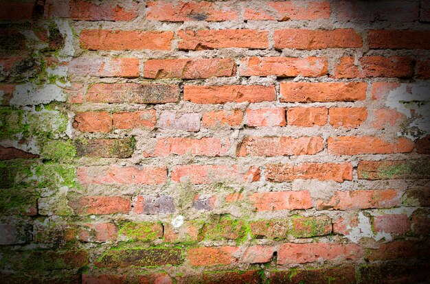 fondo de la textura de la pared de ladrillo viejo