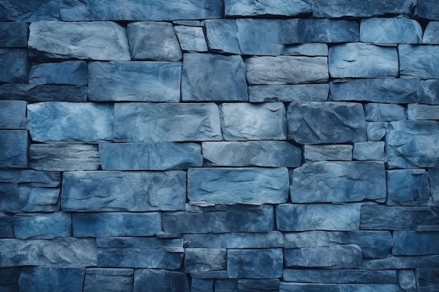 Fondo de textura de pared de piedra azul