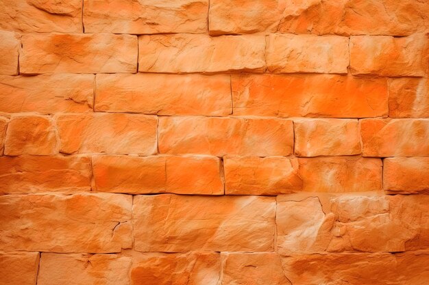 Fondo de textura de pared de piedra naranja