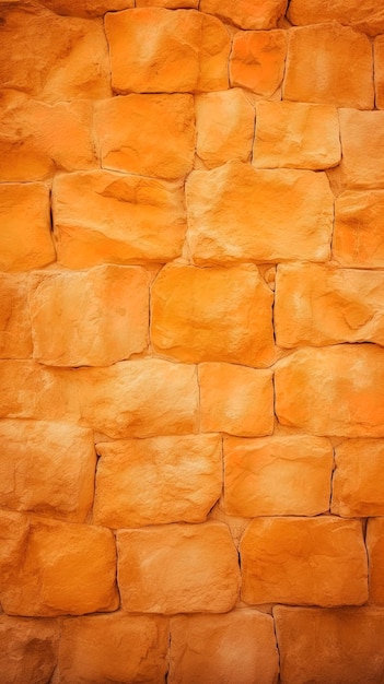 Fondo de textura de pared de piedra naranja