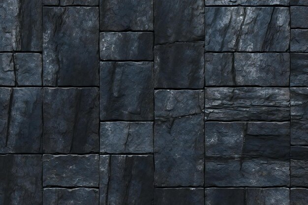 Fondo de textura de pared de piedra negra