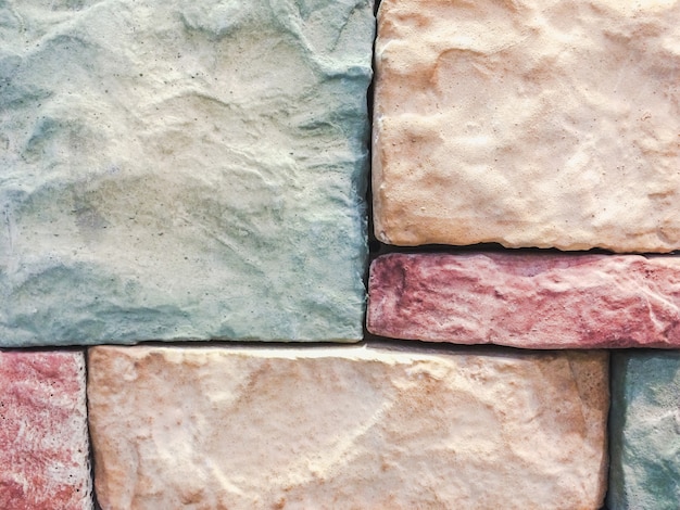 Fondo de la textura de la pared de piedra, pared de piedra colorida.