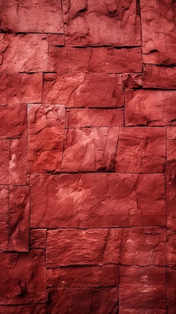 Fondo de textura de pared de piedra roja