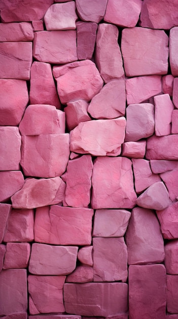 Fondo de textura de pared de piedra rosa