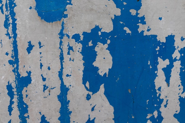 Foto fondo de textura de pared pintada antigua azul