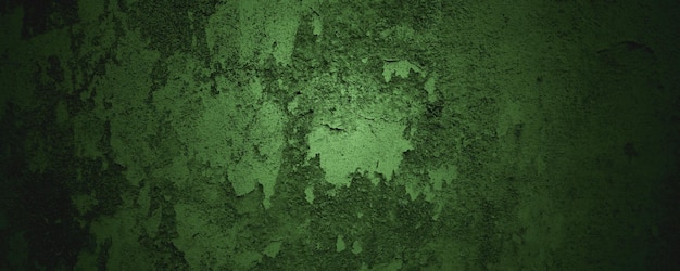 Fondo de textura de pared verde Fondo de Halloween Fondo de grunge verde y negro aterrador con rasguños