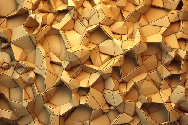 Fondo de textura de patrón de bloques Voronoi