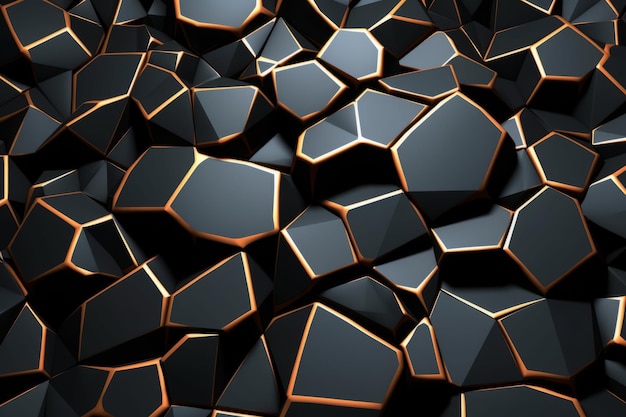 Foto fondo de textura de patrón de bloques voronoi