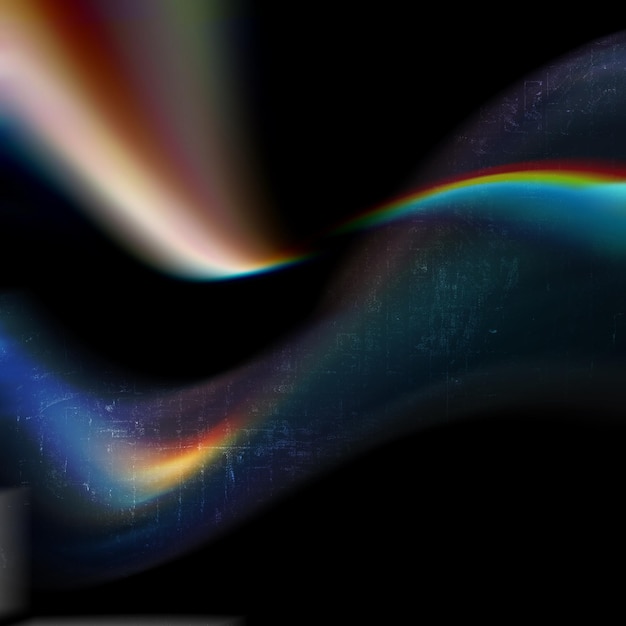Fondo de textura de película con polvo de grano pesado y fuga de luz desarrollado en papel