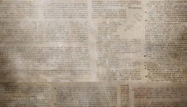 Foto fondo de textura de periódico arrugado