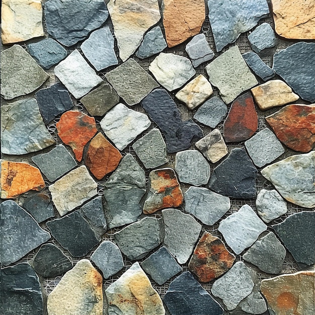 Fondo con textura de piedra de mosaico