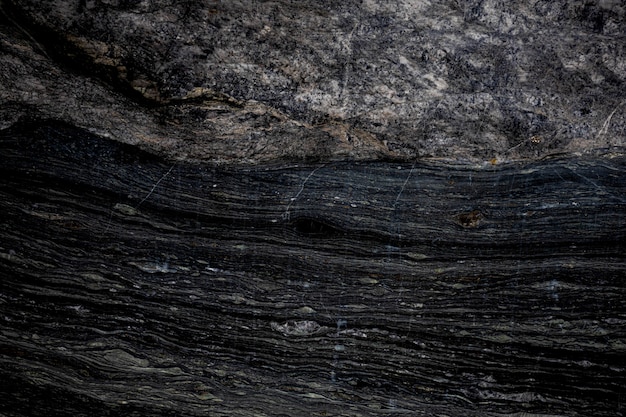 Fondo de textura de piedra negra Piedra agrietada