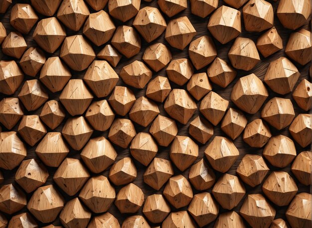 Foto fondo de textura una pila de troncos de madera