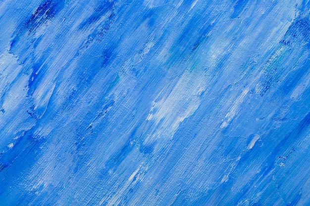 Fondo de textura de pintura de aceite azul abstracto, ilustraciones, arte moderno