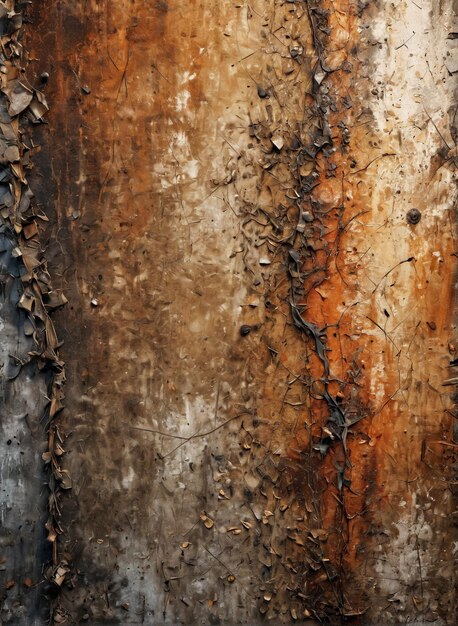 fondo de textura una pintura de óxido y óxido en una pared