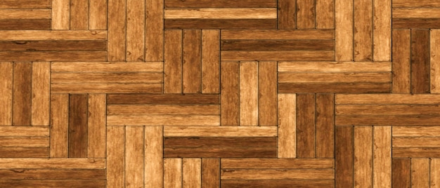 Fondo de textura de piso de madera de espina de pescado. Papel tapiz de superficie de madera marrón. Representación 3D.