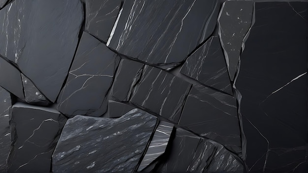 Foto fondo de textura de pizarra negra gris oscuro textura de piedra negra fondo de losas de granito negro