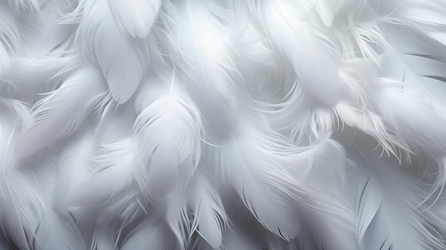 Foto fondo de textura de plumas blancas