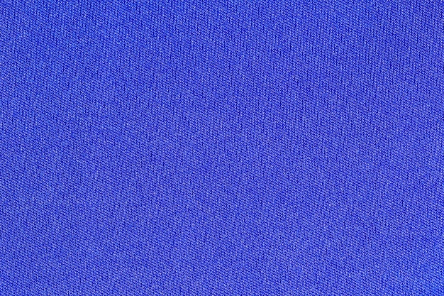 Fondo de textura de poliéster de paño de tela azul.