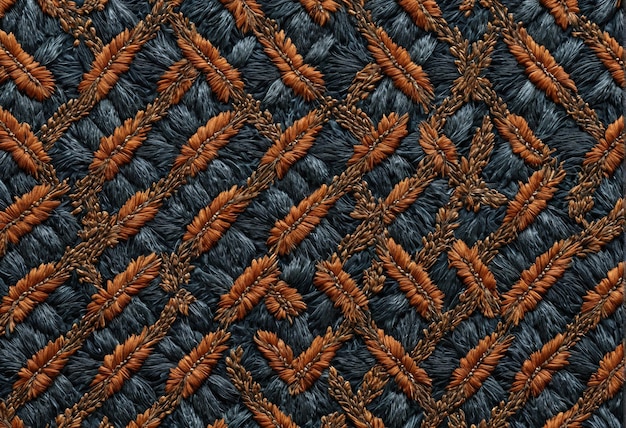 fondo de textura un primer plano de una alfombra negra y marrón