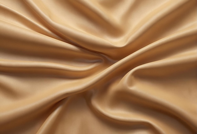 fondo de textura un primer plano de una tela de seda bronceada