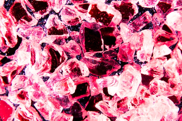 Foto fondo textura purpurina con cristales