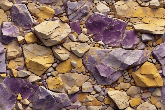 Fondo de textura de roca púrpura Fondo de textura de piedra púrpura Fondo de piedra Fondo de roca Textura de piedra Textura de roca AI generativo