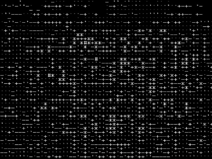 Foto fondo de textura de símbolos de computadora en blanco y negro horizontal hd