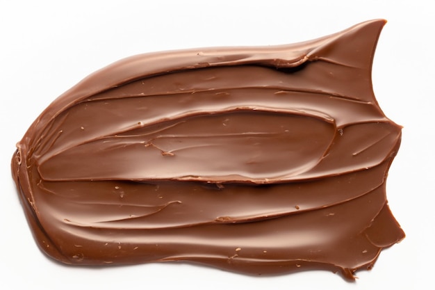 Fondo y textura de la superficie de la crema de chocolate