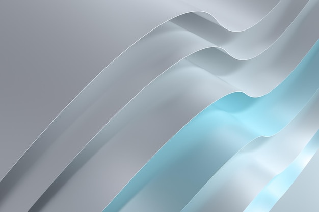 Fondo de textura y superficie de curva de renderizado 3d